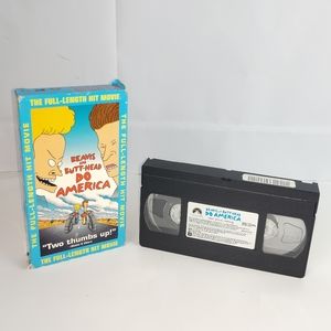 Beavis and Butt-Head Do America VHS Vintage Retro 90's Cassette Comedy Cartoon